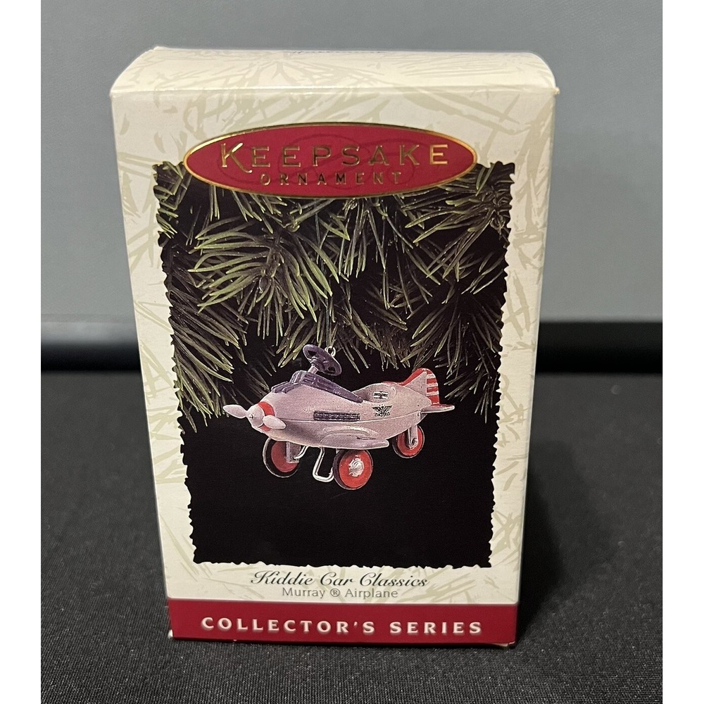 Hallmark Keepsake Ornament‎ Kiddie Car Classics Murray Airplane-1996
